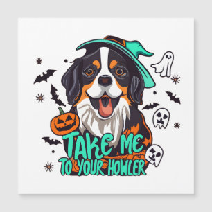 Spooky Bernese Halloween : Bring mich zu deinem Ho Magnetkarte