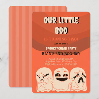 Spooky Birthday Party Einladung