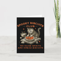 Spooky Biscuits Club Cat, lustiges Halloween Baker