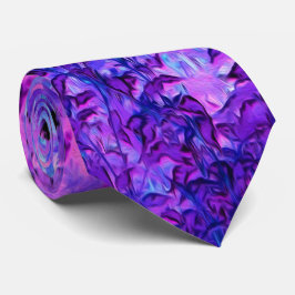 Spooky Black and Crimson Lily Garden Landschaft Krawatte