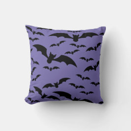 Spooky Black Bats Happy Halloween Kissen