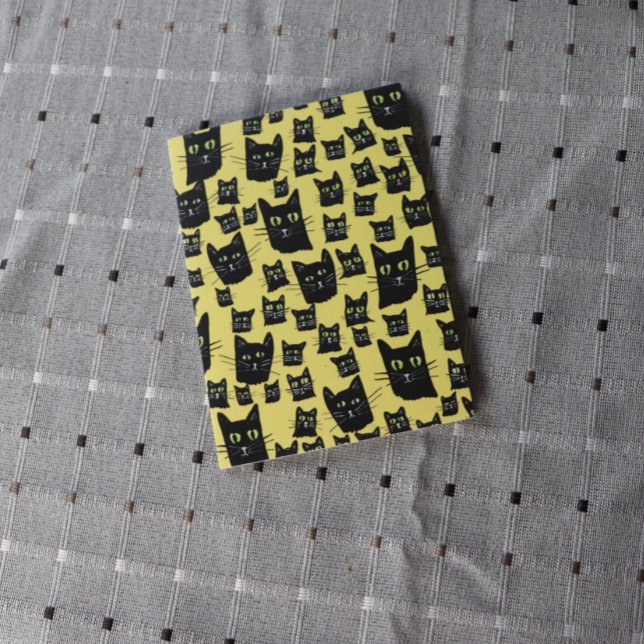 Spooky Black Cats Postkarte (Von Creator hochgeladen)