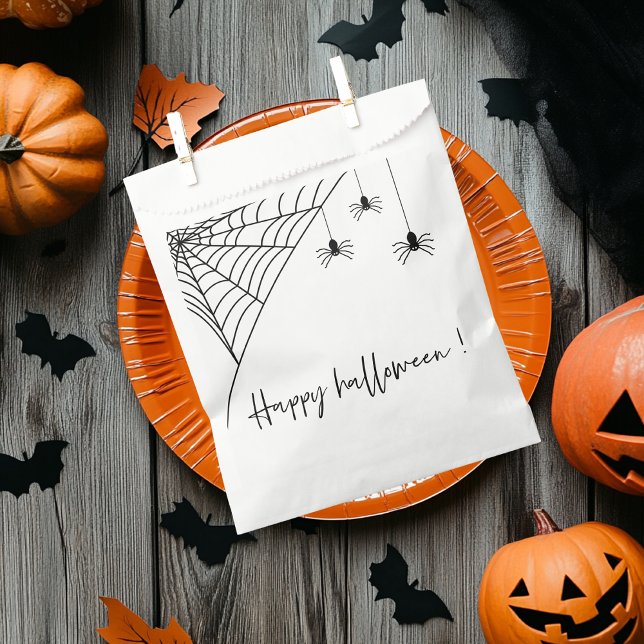 Spooky Black Spiders Party | Frohe Halloween Geschenktütchen (Von Creator hochgeladen)