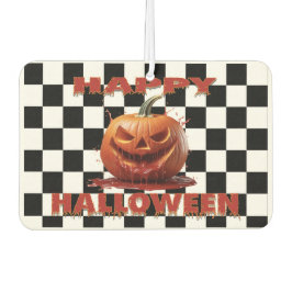 Spooky Bloody Pumpkin Halloween Autolufterfrischer