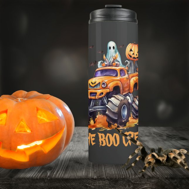 Spooky Boo Crew für Kinder Ghoul Gang Halloween Thermosbecher (Von Creator hochgeladen)