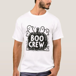 Spooky Boo Crew Halloween T-Shirt