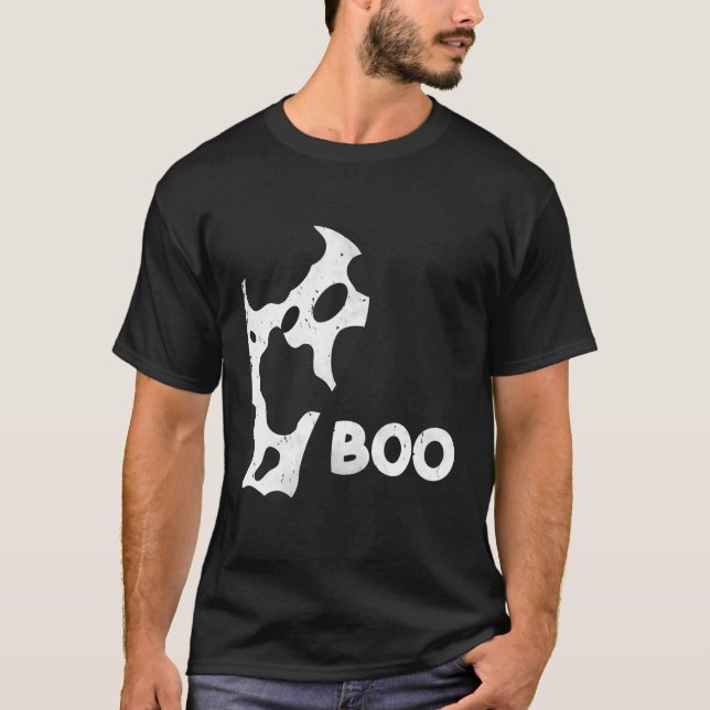 Spooky Boo Dairy Halloween Kostüme Bauer Adu T-Shirt (Vorderseite)