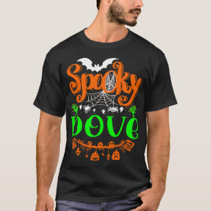 Spooky Boo Halloween Animal Dove Giftidea T-Shirt