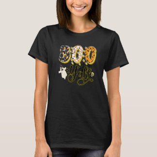 Spooky Boo Y'all Ghost Halloween Männer Frauen Ki T-Shirt
