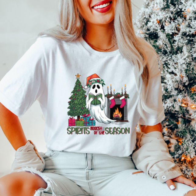 Spooky Book Christmas T - Shirt (Von Creator hochgeladen)