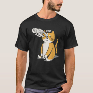 Spooky Boop Skeleton Hand Touch Nose Kat Kostüm H T-Shirt