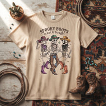 Spooky Boots Scoot & Boogie Skelett Cowboys