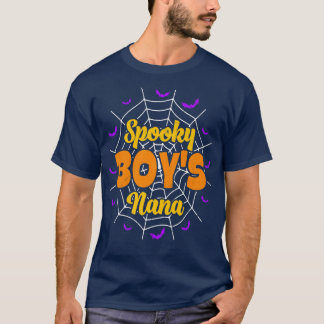 Spooky Boy's Nana Mama Spooky Halloween Kostüm 24 T-Shirt