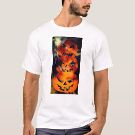 Spooky Bright Stacks Jack-O-Lantern T - Shirt