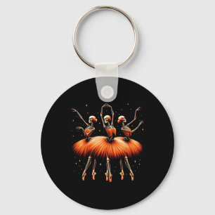 Spooky Byllerina Skeleton Dance Funny Halloween By Schlüsselanhänger