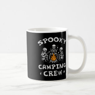 Spooky Camping Crew Halloween Camping Skeleton Cam Kaffeetasse