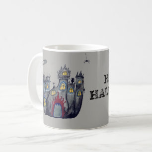 Spooky Castlen Halloween Custom Tasse