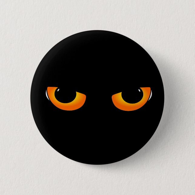 Spooky Cat Eyes Button (Vorderseite)