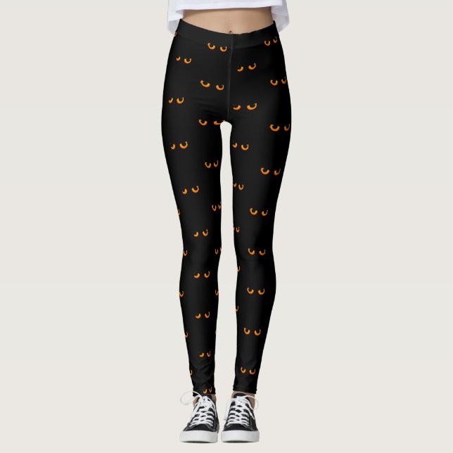 Spooky Cat Eyes Leggings (Vorderseite)