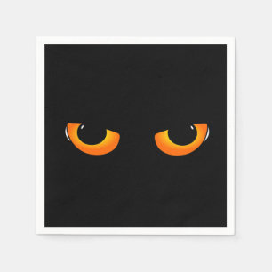 Spooky Cat Eyes Serviette