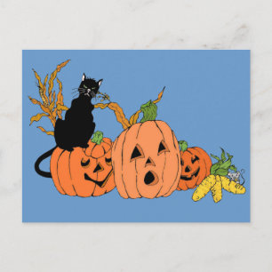 Spooky Cat Postkarte