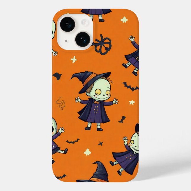 Spooky Chic Halloween Kissen - beängstigend festli Case-Mate iPhone Hülle (Rückseite)