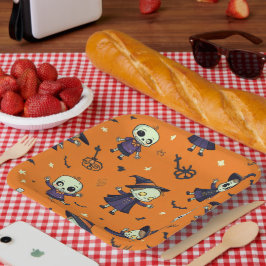 Spooky Chic Halloween Kissen - beängstigend festli Pappteller