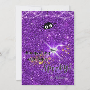 Spooky Chic Halloween-Party Einladung