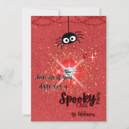 Spooky Chic Halloween-Party Einladung