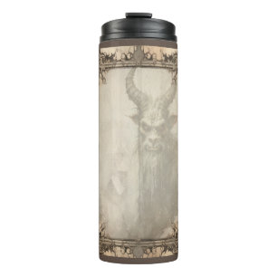 Spooky Christmas Krampus Thermosbecher