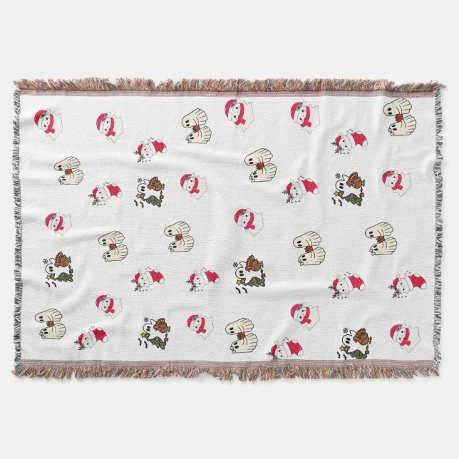 Spooky Christmas Throw Blanket  Decke (Vorderseite)
