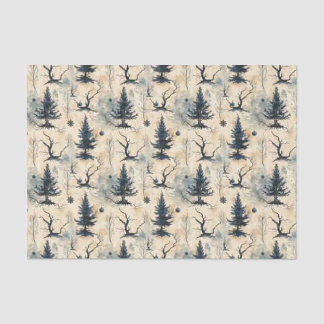 Spooky Christmas Tree Seidenpapier (Vorderseite)