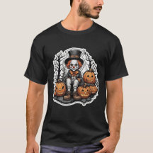 Spooky Clown Halloween-T - Shirt