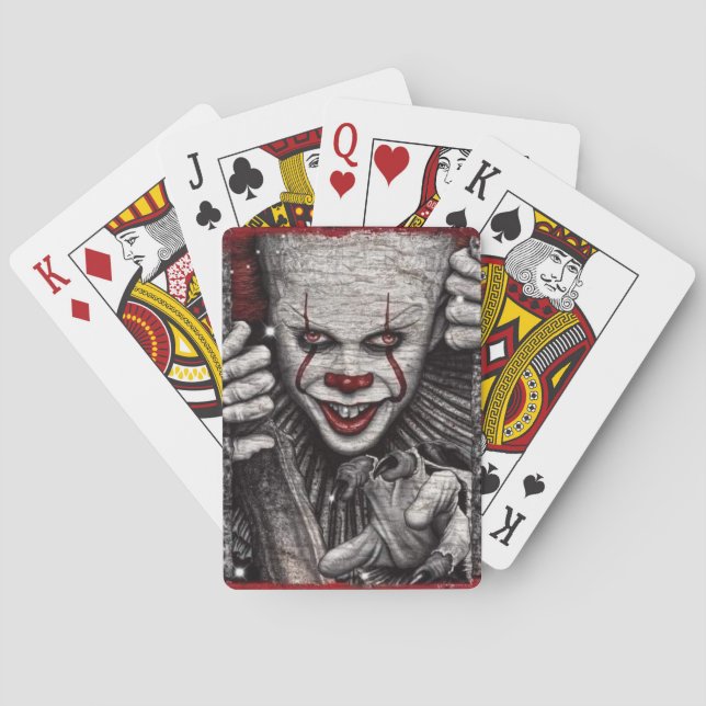 Spooky Clown Spielkarten (Rückseite)