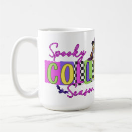 Spooky Collie Halloween Tasse