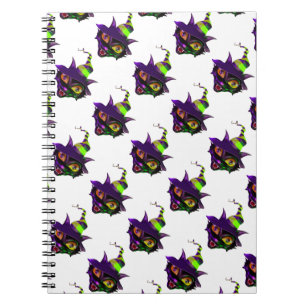 Spooky Colorful Cat Notizblock