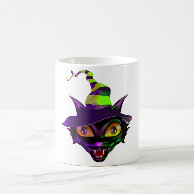 Spooky Colorful Cat Tasse (Mittel)