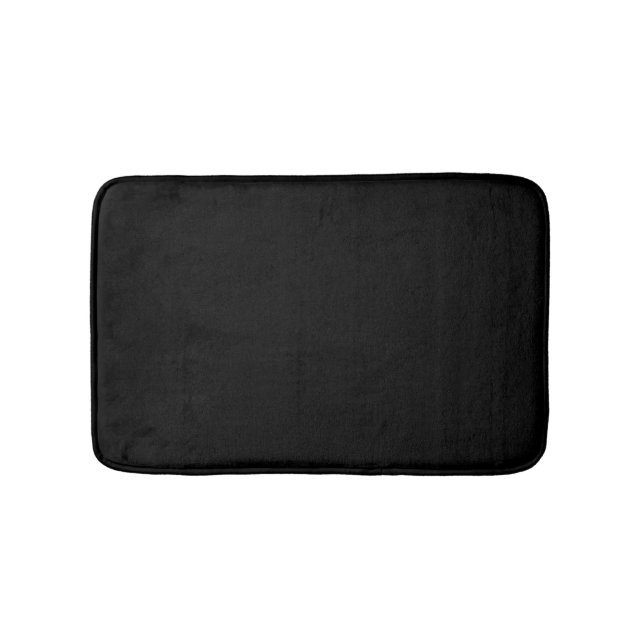 Spooky Colors - Black Bath Mat Badematte (Vorderseite)