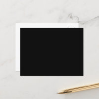 Spooky Colors - Schwarze Postkarte