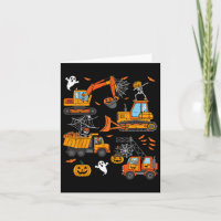 Spooky Construction Trucks Kleinkind Boys Hallowee