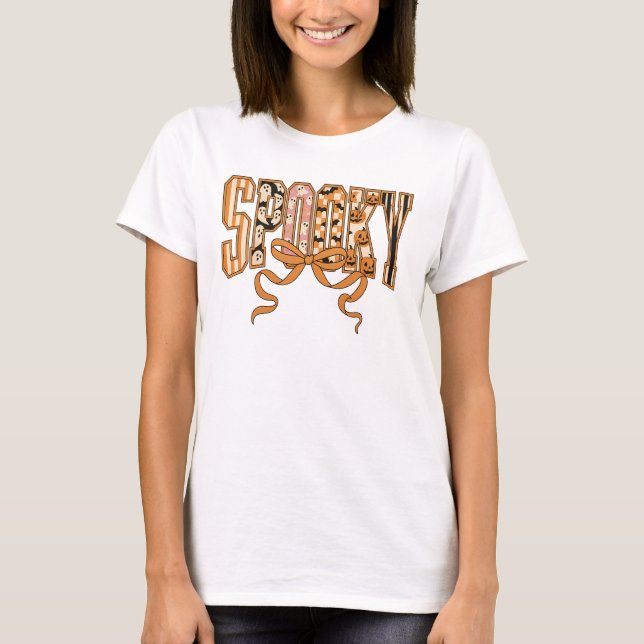 Spooky Coquette Halloween Aesthetic-66166 T-Shirt (Vorderseite)