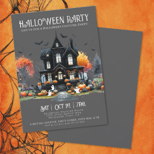 Spooky Costume Halloween-Party Einladung
