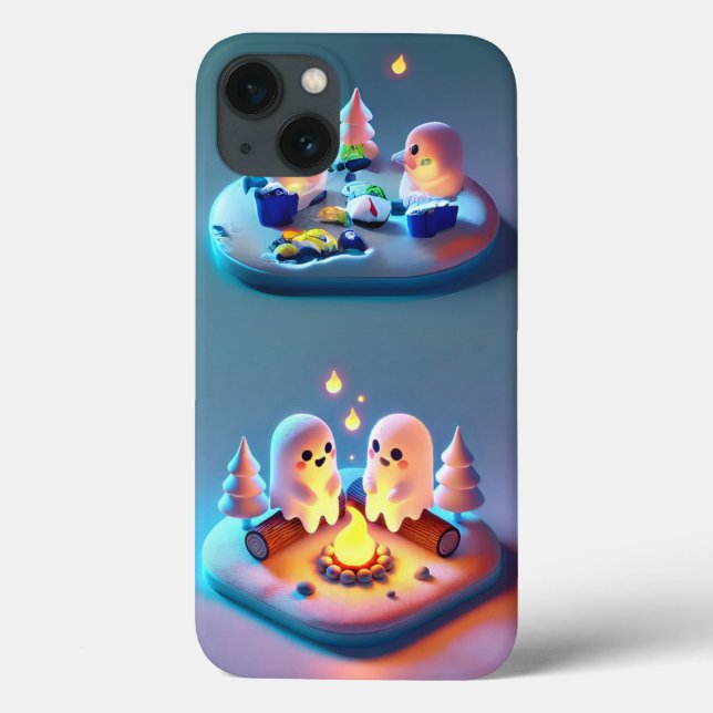 Spooky Couple Phone Case (Rückseite)