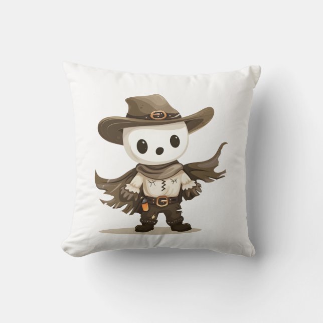 Spooky Cowboy Adventures Kissen (Vorderseite)