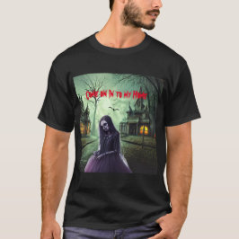 Spooky Creepy Woman T - Shirt