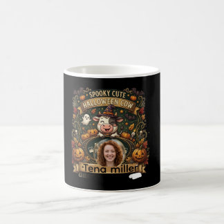 Spooky Cute Halloween Cow Personalized Party Suite Kaffeetasse