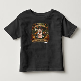Spooky Cute Halloween Cow Personalized Party Suite Kleinkind T-shirt