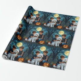 Spooky & Cute Halloween Wrapping Paper Geschenkpapier