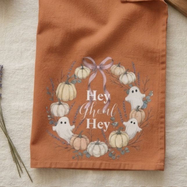 Spooky Cute Hey Ghoul Fall Handtuch (Von Creator hochgeladen)