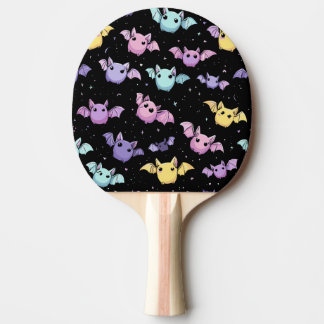 Spooky Cute Pastel Bats – Kawaii Gothic Style Tischtennis Schläger
